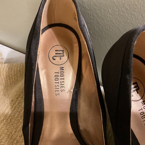 Mootsies Tootsies Dress Heels Formal Open Toe Shoe - Size 9.5 - Picture 4 of 5